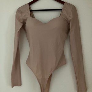 Fox Tan Long Sleeve Bodysuit